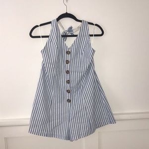 NEW Urban outfitters stripped short romper